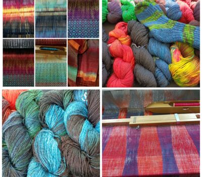 An Boeks – Handgeverfde garens, lontwol, sjaals en weefwerk
