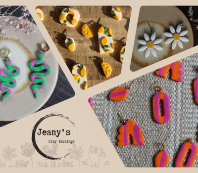 Jeany’s clay earrings